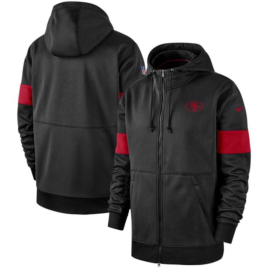 San Francisco 49ers Nike Sideline Performance Full Zip Hoodie Black,We sell and wholesale San Francisco 49ers Nike Sideline Performance Full Zip Hoodie Black on line form chian!